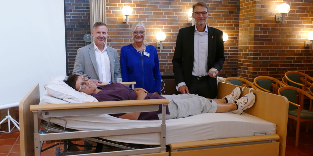 Die Diakonie Stiftung Salem setzt zur Dekubitusprävention auf den innovativen „Careturner. 