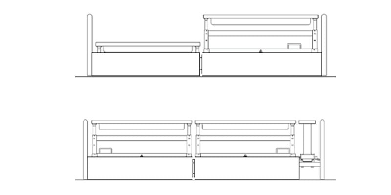sentida sc - Universal low nursing bed - As versatile as your needs.