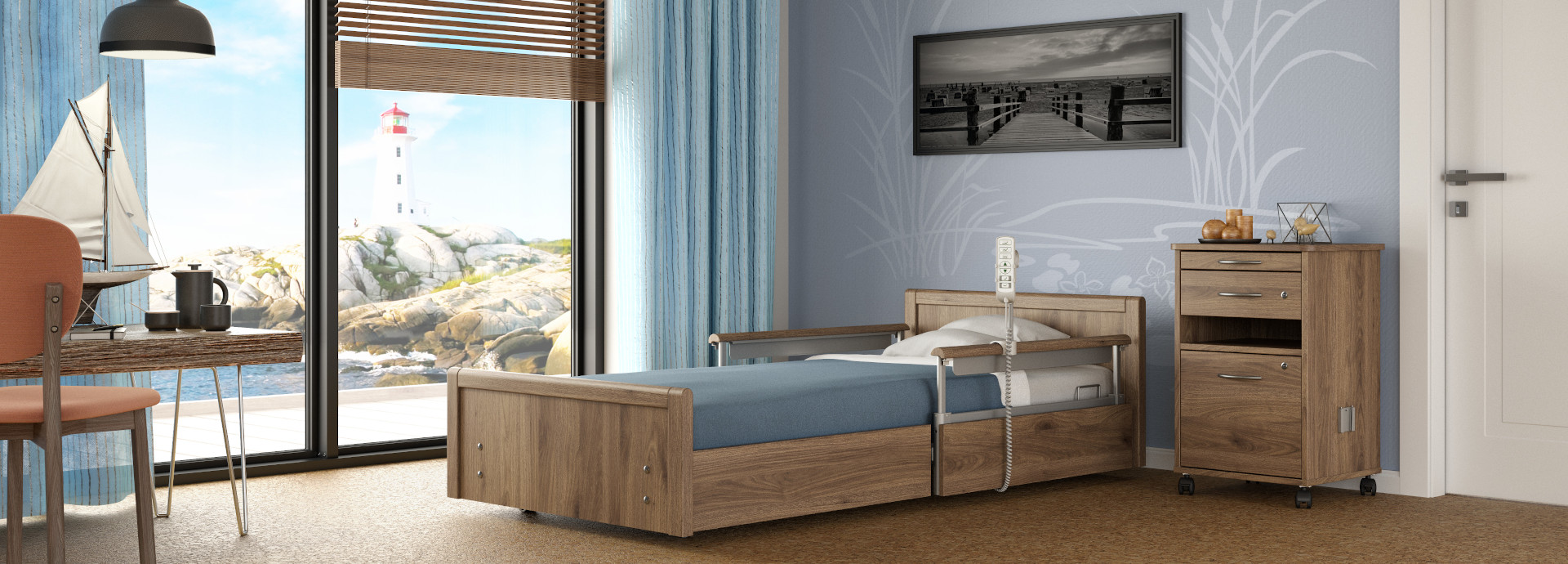 sentida sc - Universal low nursing bed - As versatile as your needs.