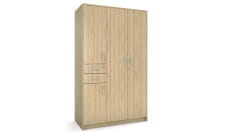 One person wardrobe with 3 doors