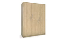 Two person wardrobe with 4 doors